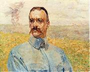 Jacek Malczewski Portrait of Jozef Pisudski oil